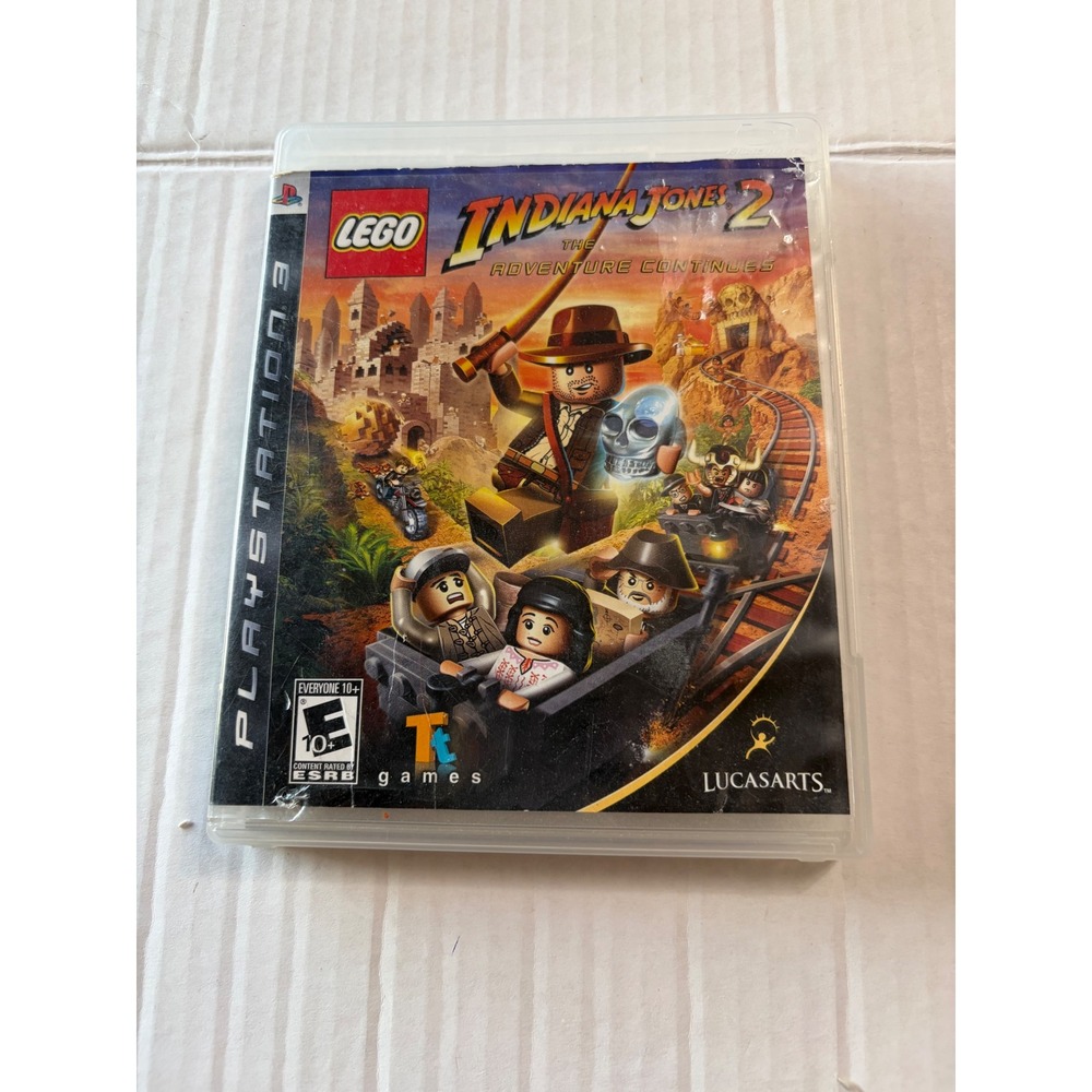 LEGO Indiana Jones 2: The Adventure Continues (PlayStation 3, 2009) with manual